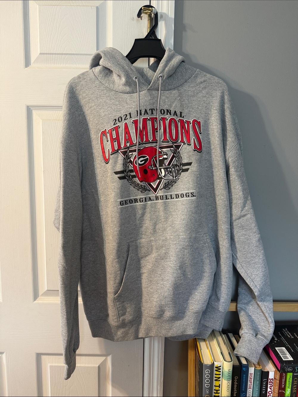 Champion Georgia Bulldogs 2021 National Champions Gray Hoodie
